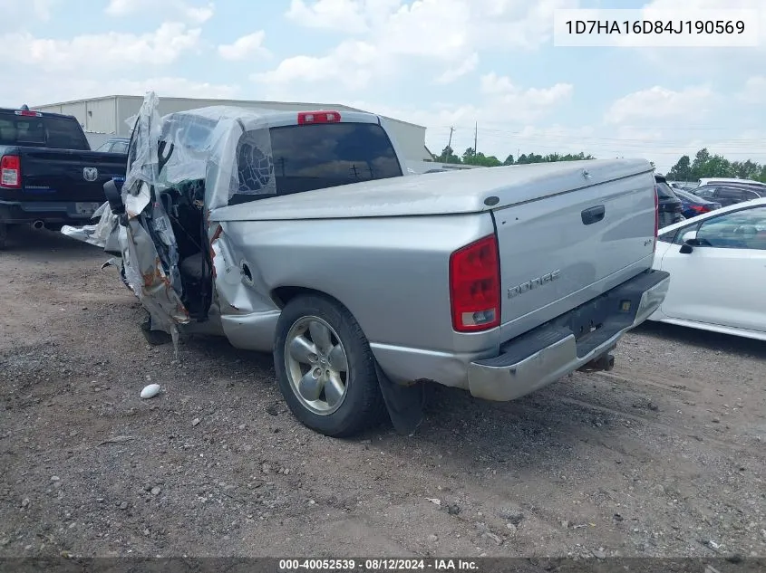 1D7HA16D84J190569 2004 Dodge Ram 1500 Slt/Laramie