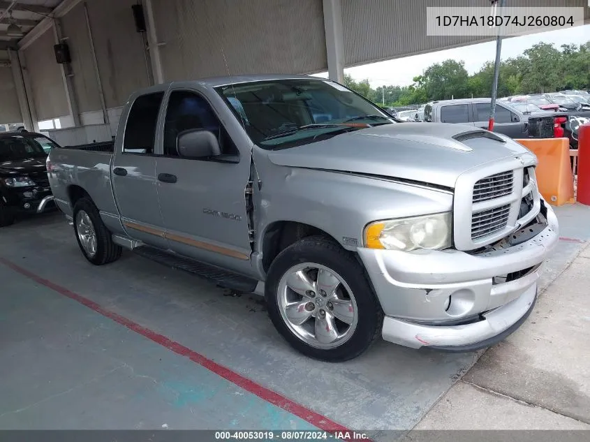 2004 Dodge Ram 1500 Slt/Laramie VIN: 1D7HA18D74J260804 Lot: 40053019