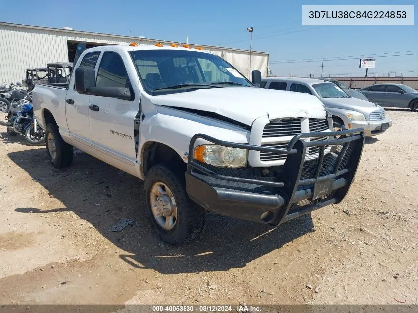 2004 Dodge Ram 3500 Slt/Laramie VIN: 3D7LU38C84G224853 Lot: 40053530