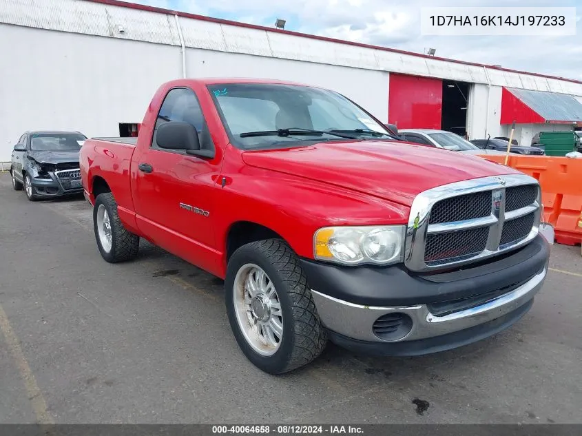 2004 Dodge Ram 1500 St VIN: 1D7HA16K14J197233 Lot: 40064658