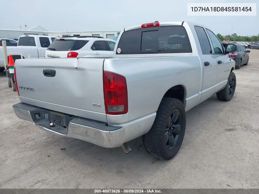 1D7HA18D84S581454 2004 Dodge Ram 1500 Slt/Laramie