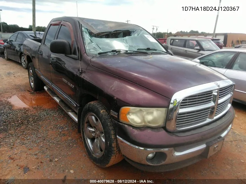 2004 Dodge Ram 1500 Slt/Laramie VIN: 1D7HA18D24J120367 Lot: 40079628