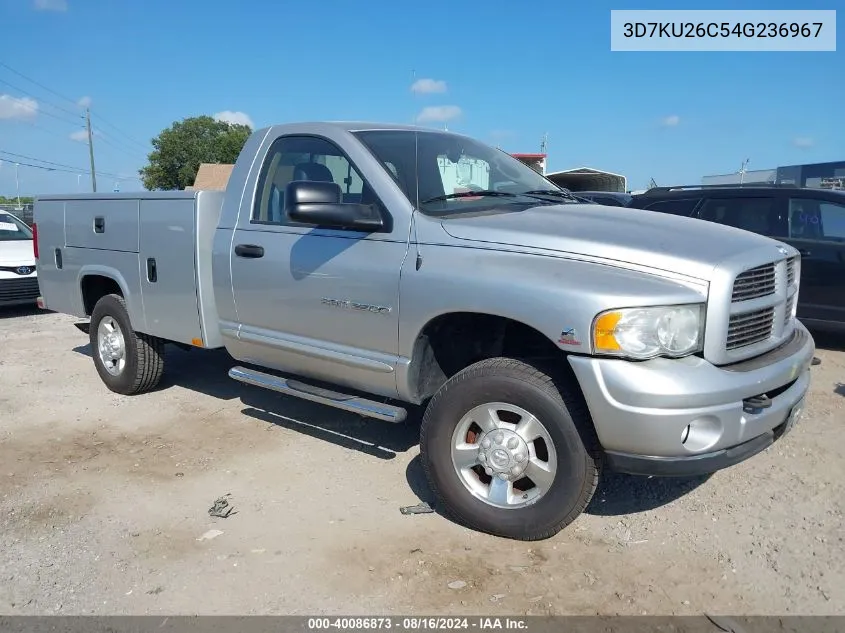 2004 Dodge Ram 2500 Slt/Laramie VIN: 3D7KU26C54G236967 Lot: 40086873