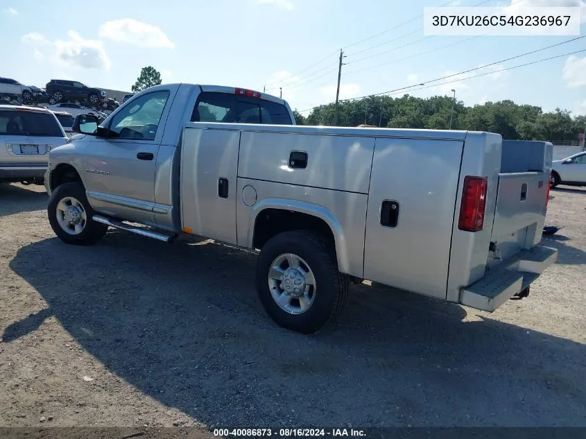 2004 Dodge Ram 2500 Slt/Laramie VIN: 3D7KU26C54G236967 Lot: 40086873