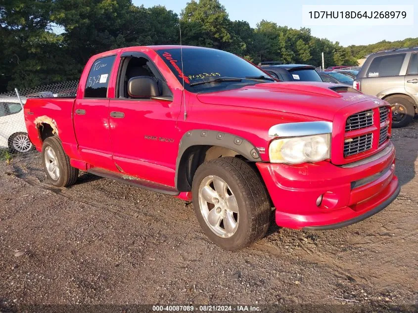 2004 Dodge Ram 1500 Slt/Laramie VIN: 1D7HU18D64J268979 Lot: 40087089