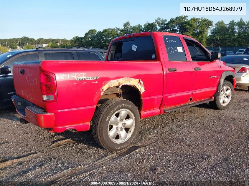 2004 Dodge Ram 1500 Slt/Laramie VIN: 1D7HU18D64J268979 Lot: 40087089