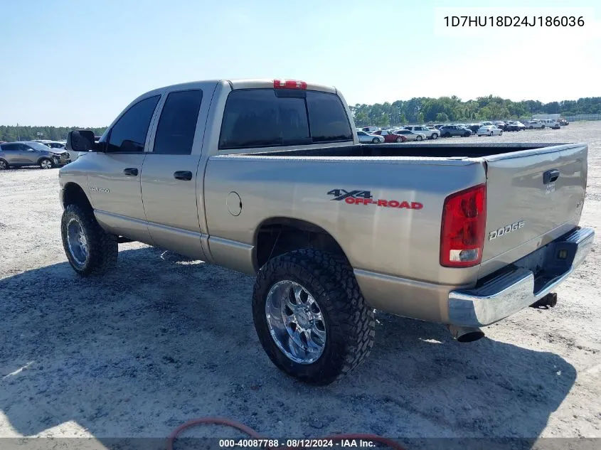 1D7HU18D24J186036 2004 Dodge Ram 1500 Slt/Laramie