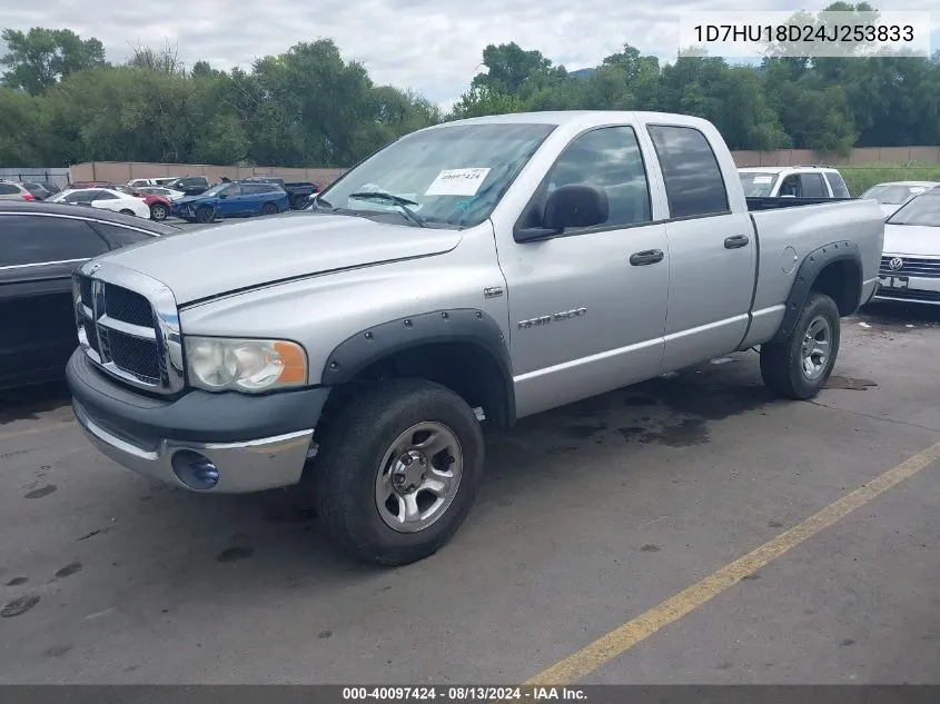 2004 Dodge Ram 1500 St VIN: 1D7HU18D24J253833 Lot: 40097424