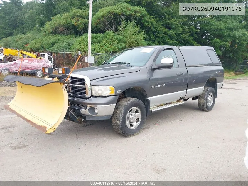 2004 Dodge Ram 2500 Slt/Laramie VIN: 3D7KU26D94G191976 Lot: 40112787