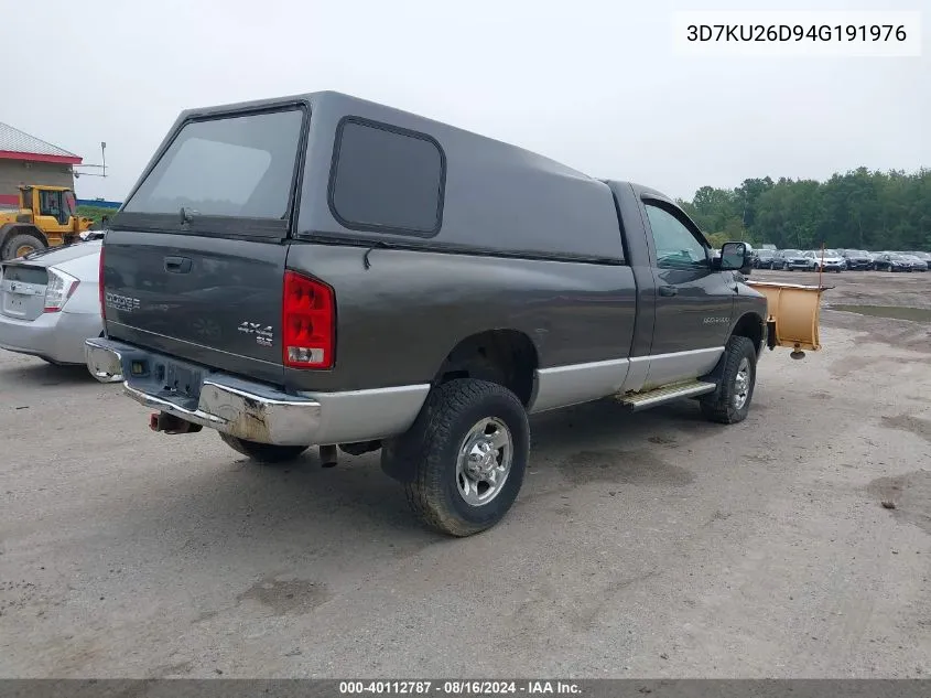 2004 Dodge Ram 2500 Slt/Laramie VIN: 3D7KU26D94G191976 Lot: 40112787