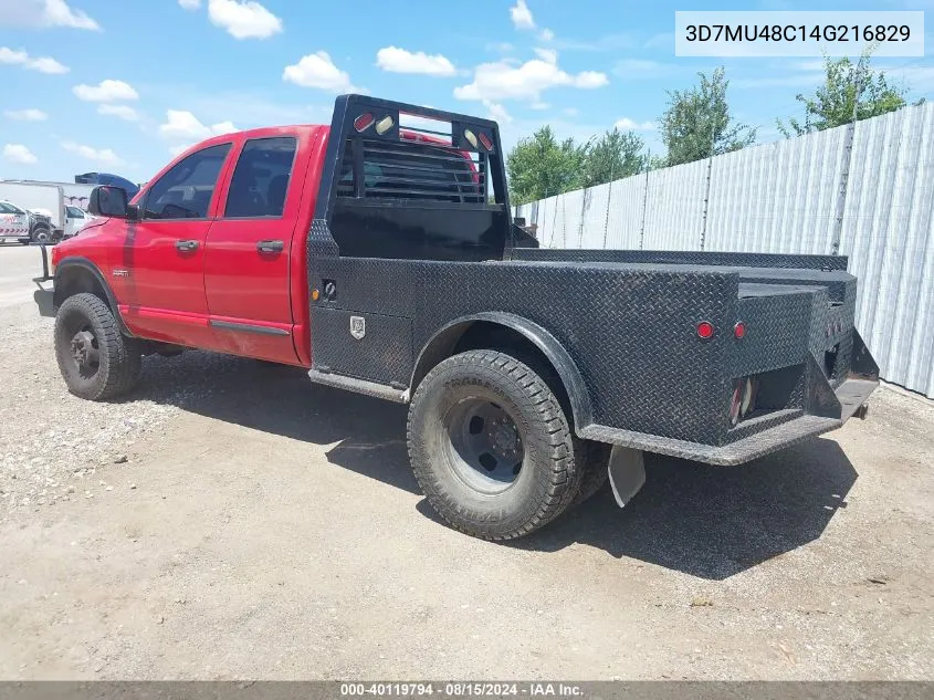 2004 Dodge Ram 3500 Slt/Laramie VIN: 3D7MU48C14G216829 Lot: 40119794