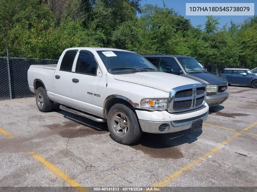 2004 Dodge Ram 1500 Slt/Laramie VIN: 1D7HA18D54S738079 Lot: 40141513