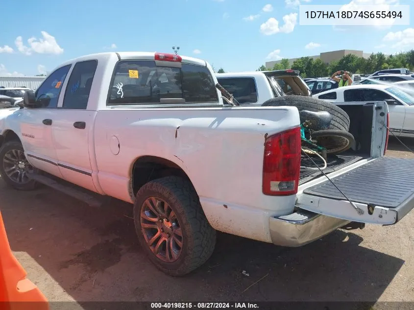 1D7HA18D74S655494 2004 Dodge Ram 1500 Slt/Laramie