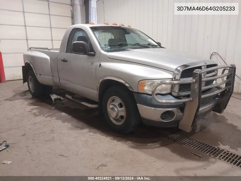 2004 Dodge Ram 3500 St VIN: 3D7MA46D64G205233 Lot: 40224921