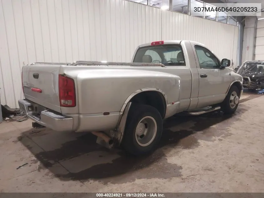 3D7MA46D64G205233 2004 Dodge Ram 3500 St