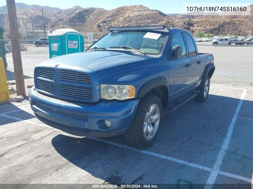 2004 Dodge Ram 1500 Slt/Laramie VIN: 1D7HU18N74S516160 Lot: 40225936