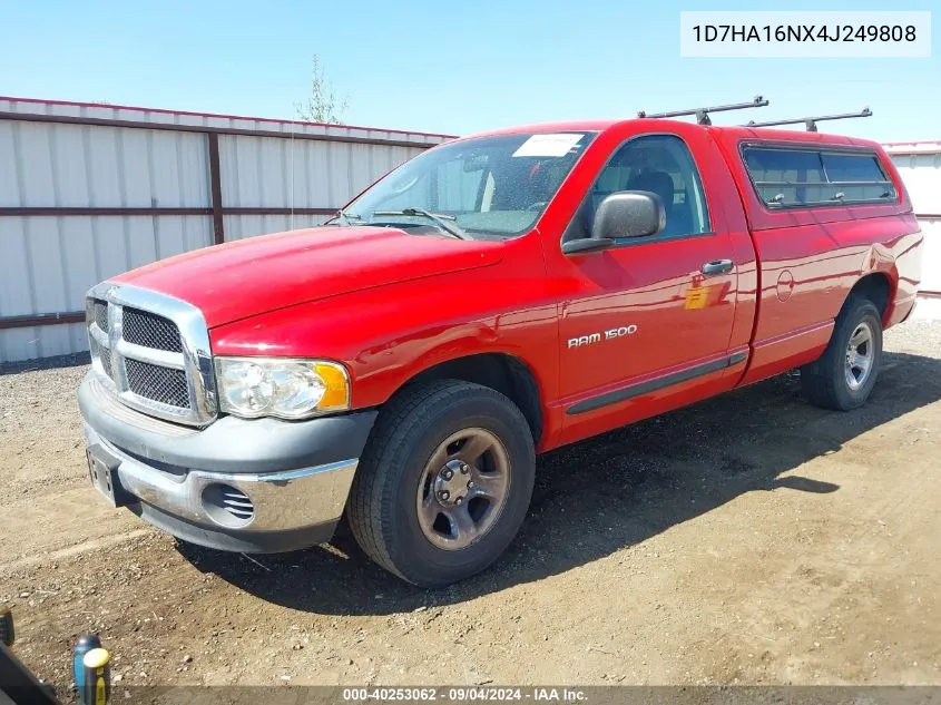 2004 Dodge Ram 1500 St VIN: 1D7HA16NX4J249808 Lot: 40253062