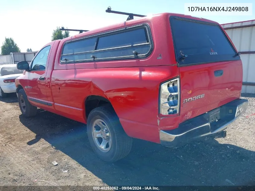 2004 Dodge Ram 1500 St VIN: 1D7HA16NX4J249808 Lot: 40253062