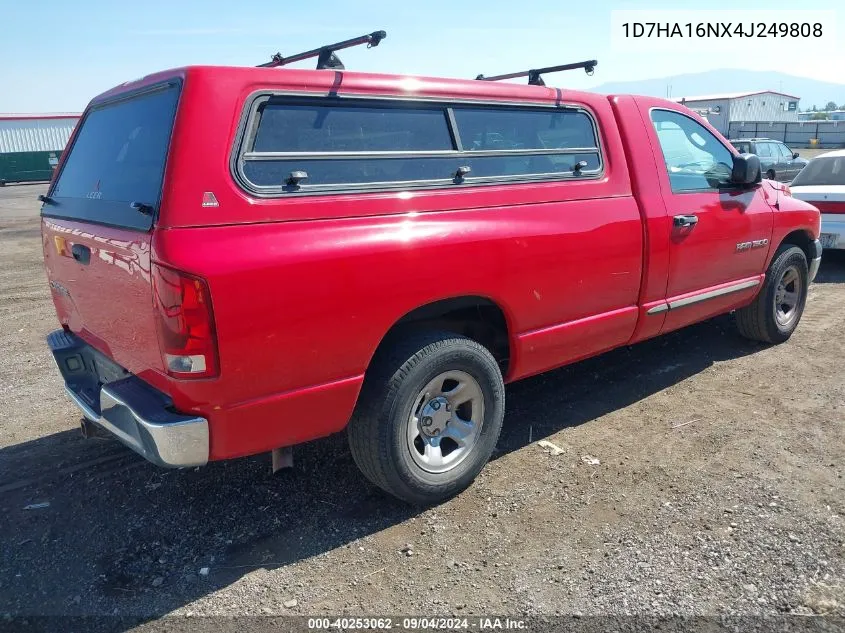 2004 Dodge Ram 1500 St VIN: 1D7HA16NX4J249808 Lot: 40253062