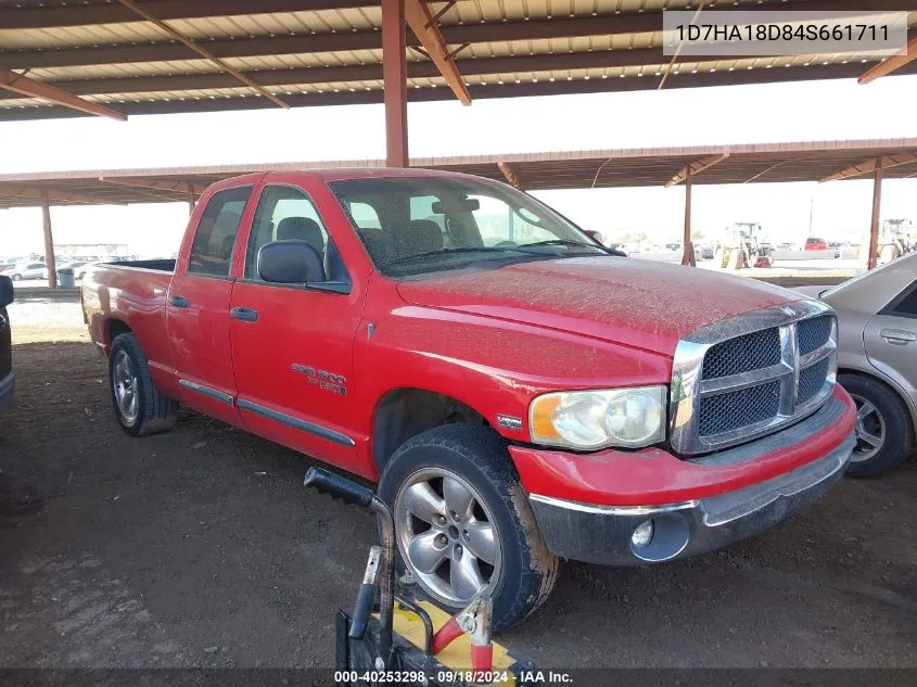 2004 Dodge Ram 1500 Slt/Laramie VIN: 1D7HA18D84S661711 Lot: 40253298