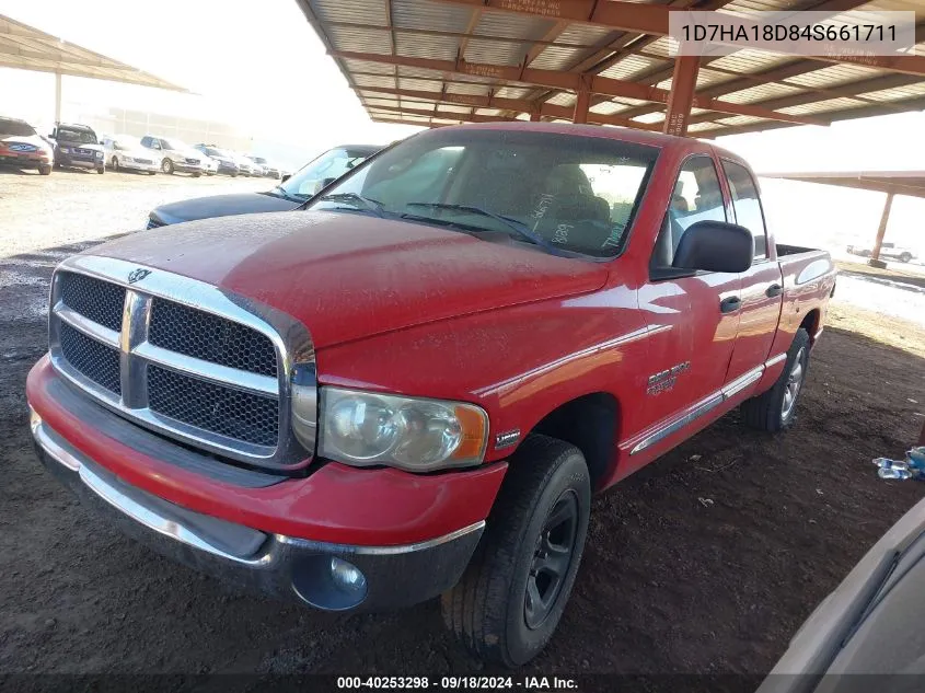 2004 Dodge Ram 1500 Slt/Laramie VIN: 1D7HA18D84S661711 Lot: 40253298