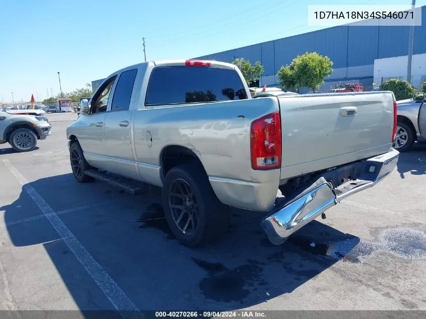 2004 Dodge Ram 1500 Slt/Laramie VIN: 1D7HA18N34S546071 Lot: 40270266