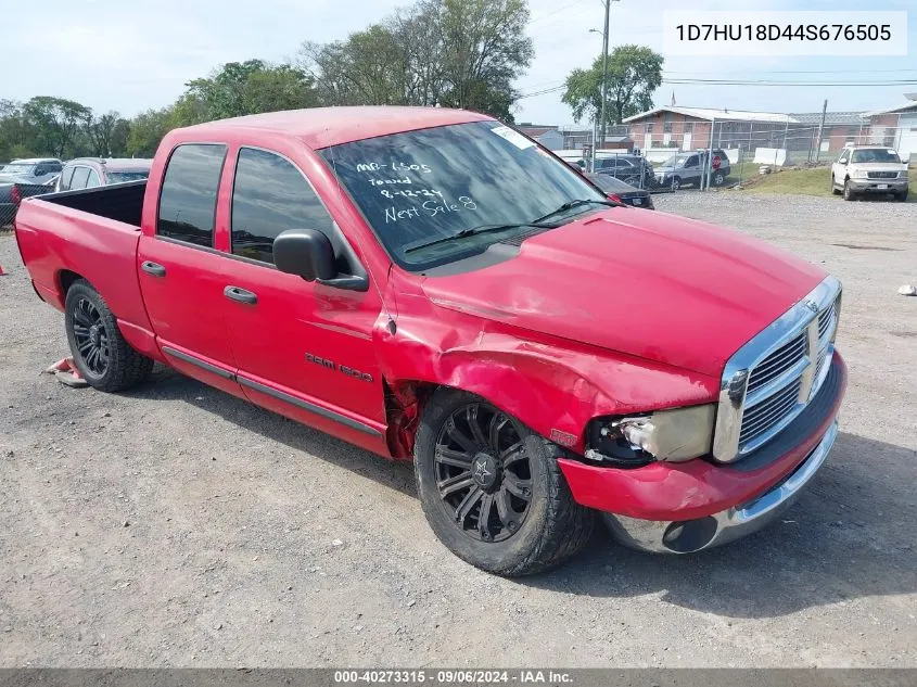 1D7HU18D44S676505 2004 Dodge Ram 1500 Slt/Laramie