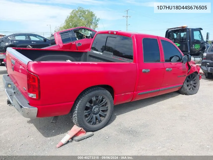 1D7HU18D44S676505 2004 Dodge Ram 1500 Slt/Laramie