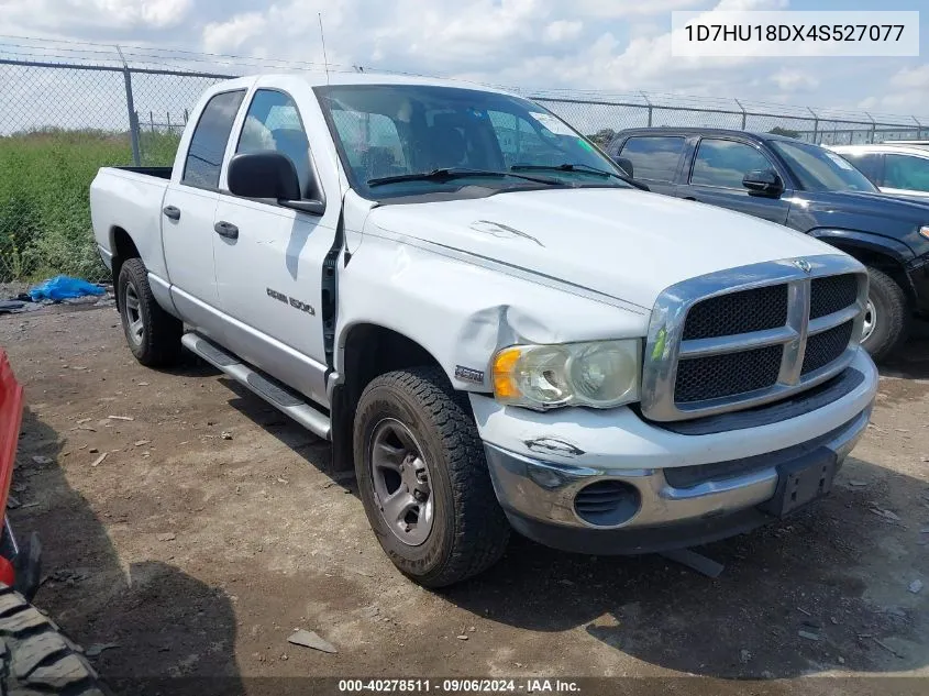 2004 Dodge Ram 1500 Slt/Laramie VIN: 1D7HU18DX4S527077 Lot: 40278511