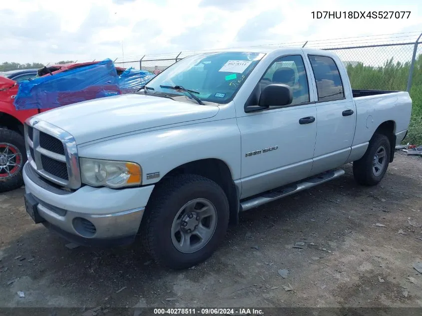 2004 Dodge Ram 1500 Slt/Laramie VIN: 1D7HU18DX4S527077 Lot: 40278511