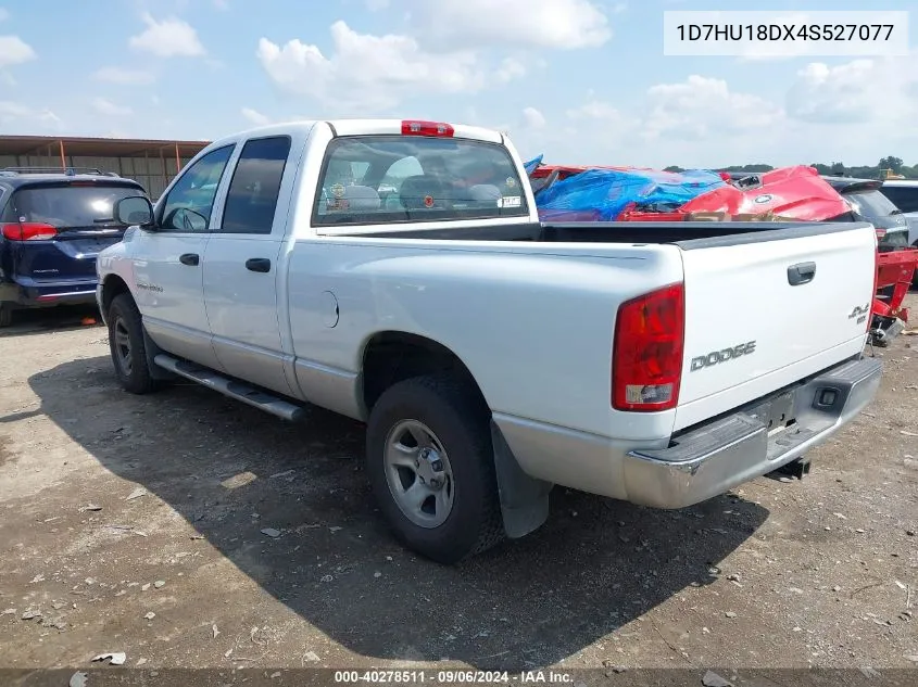 2004 Dodge Ram 1500 Slt/Laramie VIN: 1D7HU18DX4S527077 Lot: 40278511