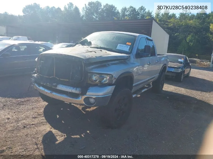 3D7KU28C54G238408 2004 Dodge Ram 2500 Slt/Laramie