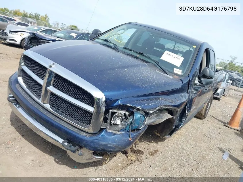 2004 Dodge Ram 2500 St/Slt VIN: 3D7KU28D64G176798 Lot: 40318385