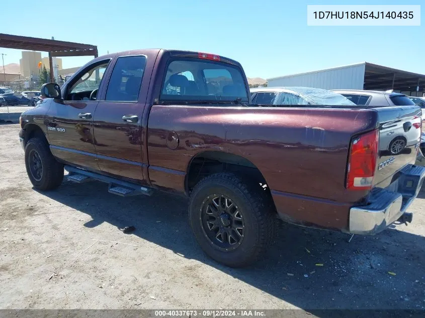 2004 Dodge Ram 1500 Slt/Laramie VIN: 1D7HU18N54J140435 Lot: 40337673