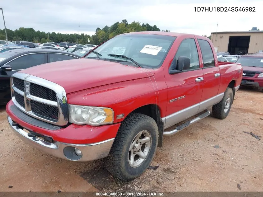 2004 Dodge Ram 1500 St/Slt VIN: 1D7HU18D24S546982 Lot: 40340860