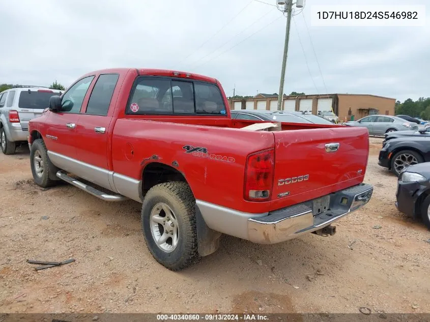 2004 Dodge Ram 1500 St/Slt VIN: 1D7HU18D24S546982 Lot: 40340860