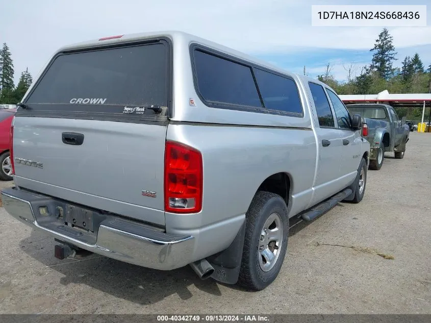 2004 Dodge Ram 1500 Slt/Laramie VIN: 1D7HA18N24S668436 Lot: 40342749