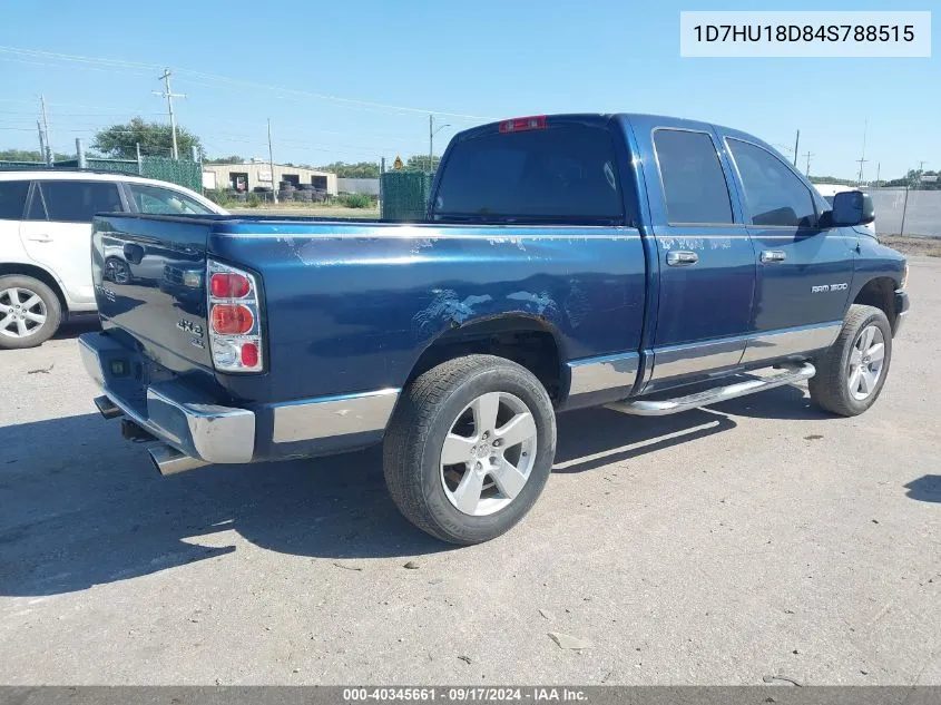 1D7HU18D84S788515 2004 Dodge Ram 1500 Slt/Laramie