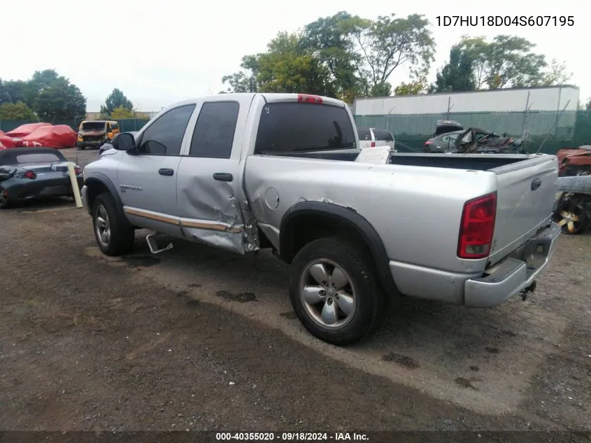 2004 Dodge Ram 1500 St/Slt VIN: 1D7HU18D04S607195 Lot: 40355020