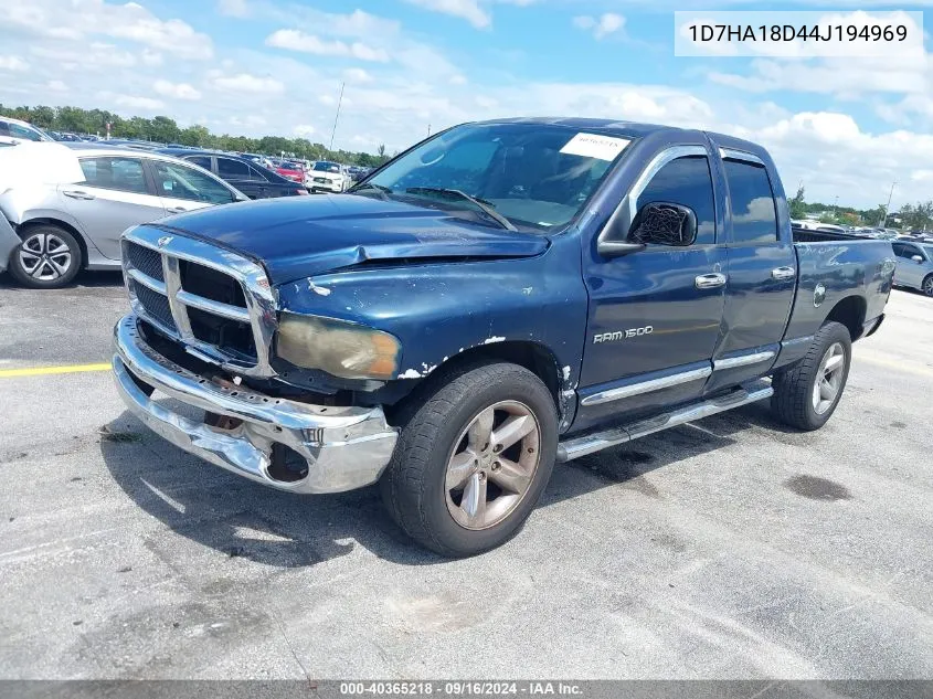 1D7HA18D44J194969 2004 Dodge Ram 1500 Slt/Laramie