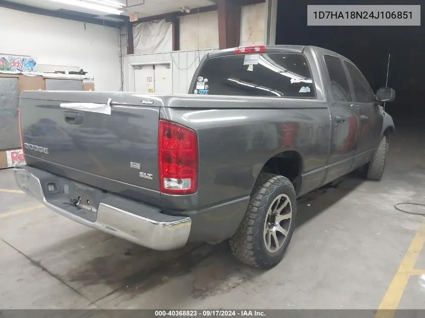 1D7HA18N24J106851 2004 Dodge Ram 1500 Slt/Laramie