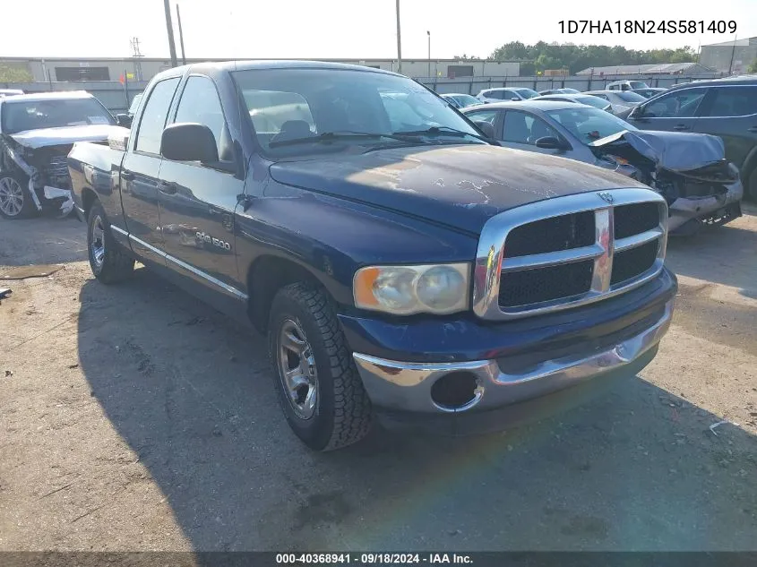 2004 Dodge Ram 1500 St/Slt VIN: 1D7HA18N24S581409 Lot: 40368941