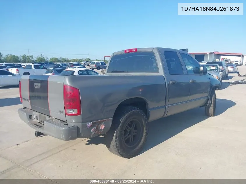 2004 Dodge Ram 1500 Slt/Laramie VIN: 1D7HA18N84J261873 Lot: 40390148