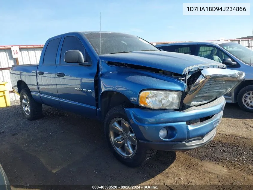 1D7HA18D94J234866 2004 Dodge Ram 1500 Slt/Laramie