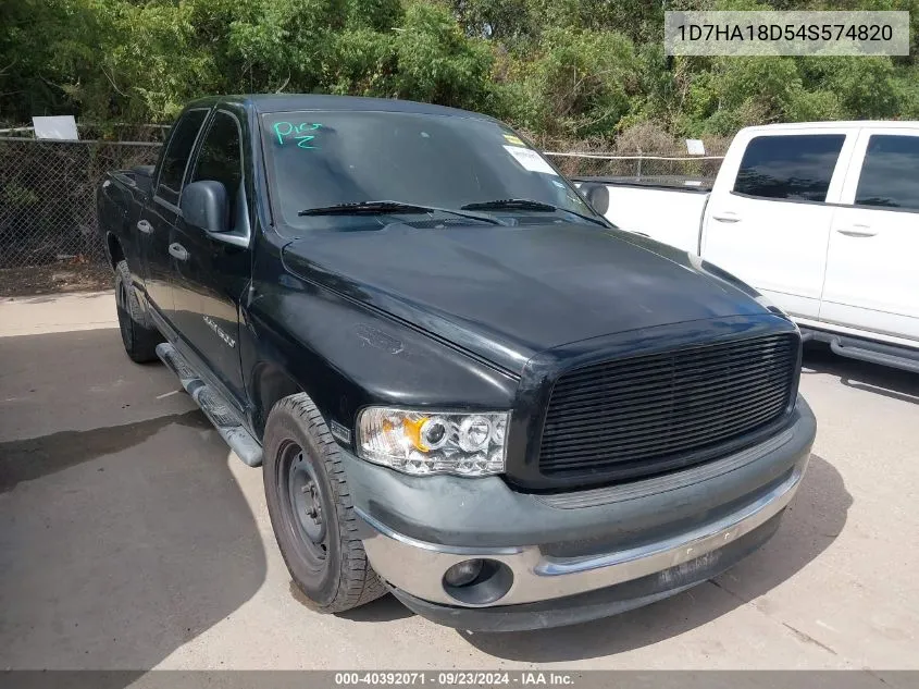 2004 Dodge Ram 1500 Slt/Laramie VIN: 1D7HA18D54S574820 Lot: 40392071