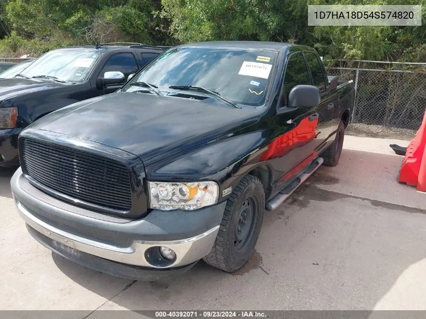 2004 Dodge Ram 1500 Slt/Laramie VIN: 1D7HA18D54S574820 Lot: 40392071