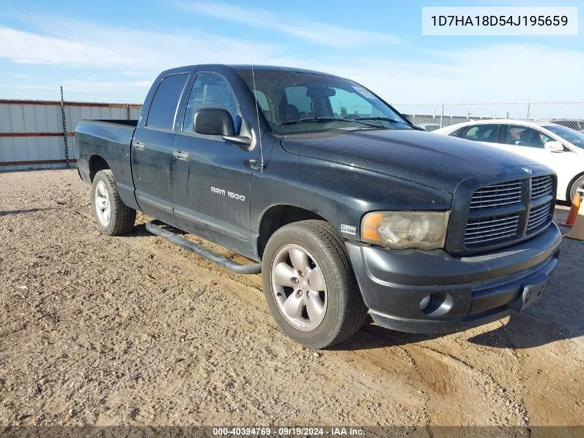 2004 Dodge Ram 1500 Slt/Laramie VIN: 1D7HA18D54J195659 Lot: 40394769