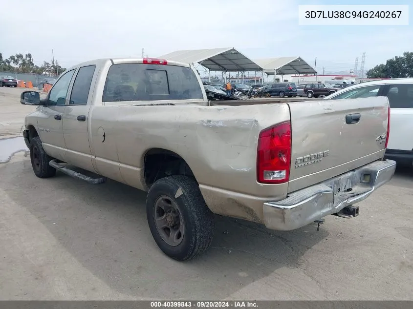 2004 Dodge Ram 3500 Slt/Laramie VIN: 3D7LU38C94G240267 Lot: 40399843