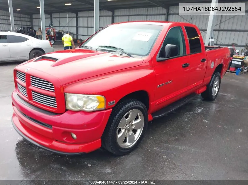 2004 Dodge Ram 1500 Slt/Laramie VIN: 1D7HA18D84J292564 Lot: 40401447