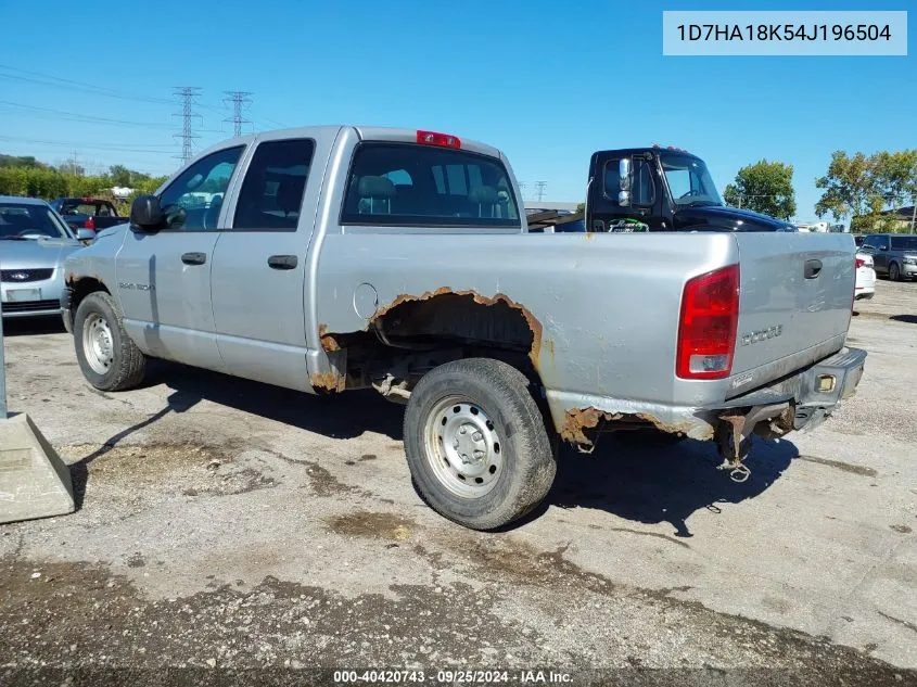 1D7HA18K54J196504 2004 Dodge Ram 1500 St